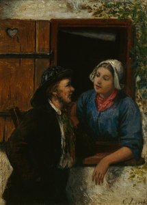 The Pilot and His Wife by Carl Julius Lorck