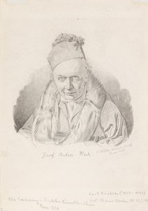 Portrait of the Painter Joseph Anton Koch 1768-1839 by Carl Küchler