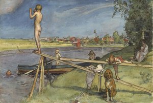 A Pleasant Bathing Place, from A Home series, c.1895