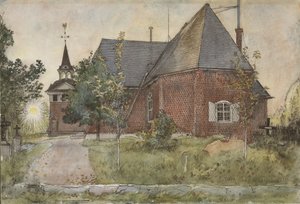 Old Sundborn Church, from A Home series, c.1895