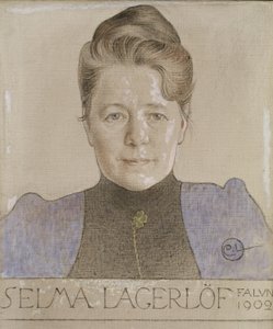 Selma Lagerlof by Carl Larsson