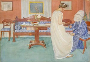 The Bridesmaid by Carl Larsson
