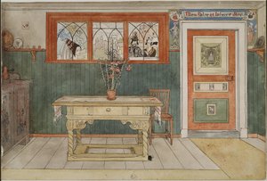 The Dining Room. From A Home by Carl Larsson