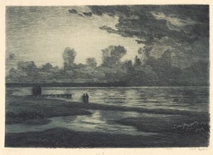 Summer Night at Hornbæk Beach