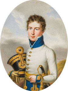 Lieutenant of the Imperial and Royal Hungarian Infantry Regiment Field Marshal Lieutenant Nikolaus Prince Esterhazy by Carl Ludwig Hummel de Bourdon