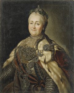 Portrait of Empress Catherine II, 1780 by Carl Ludwig Johann Christineck