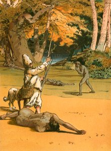 Robinson Crusoe and the Savages