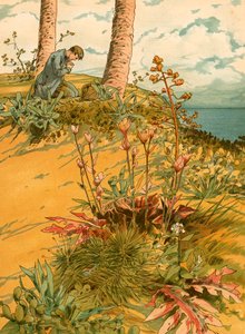 Robinson Crusoe at Prayer in His Church