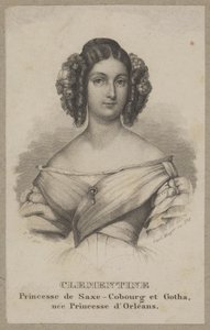 Klementyna, Princess of Saxe-Coburg by Carl Mayer