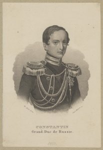 Konstanty Mikołajewicz Romanow (1827 Petersburg - 1892 Pawłowsk) – Grand Duke of Russia, General and Viceroy of the Kingdom of Poland, President of the State Council of the Congress Kingdom, Admiral of the Fleet by Carl Mayer