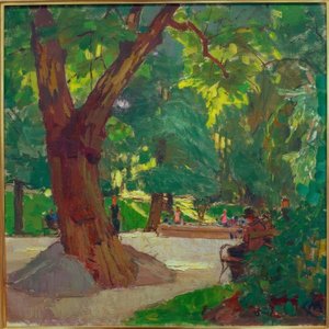 Heiligenstadt Park (Beethoven Park) by Carl Moll