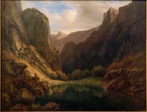 Mountain Lake by Carl Morgenstern