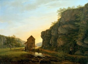 The Cutting Mill in the Lorsbach Valley at the Devil