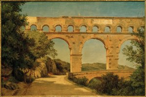 Pont du Gard near Nîmes by Carl Morgenstern