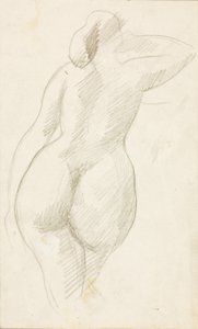 Back View of Female Nude by Carl Newman