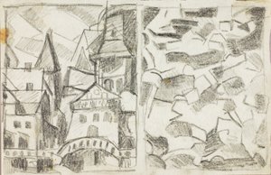 City Scene--Abstract by Carl Newman