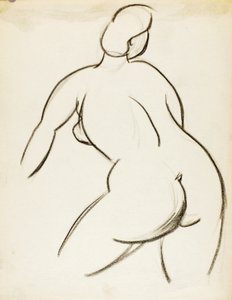 Female Nude, Back View