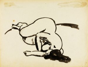 Female Nude Lying Down
