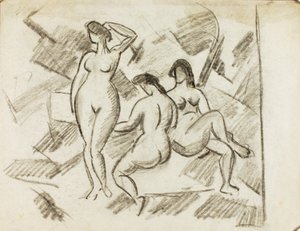 Group of Three Female Nudes