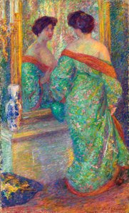 Lady Reflected in Mirror, before 1910