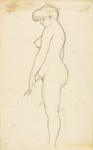 Standing Female Nude by Carl Newman