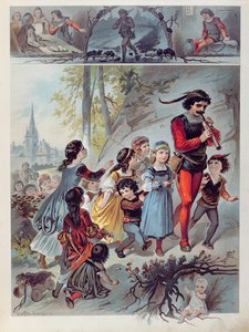 The Pied Piper of Hamelin, c.1880 by Carl Offterdinger