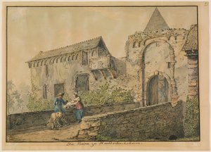 Ruin of the Tiefburg at Handschuhsheim by Carl Philipp Fohr