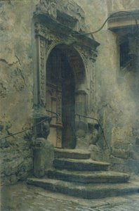 Town Hall in Rothenburg by Carl Probst