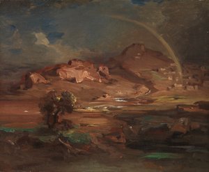 The Cemetery at Pronoia near Nauplia, ca. 1841-47 by Carl Rottmann