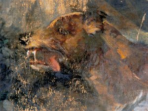 Dog Head by Carl Rudolf Huber