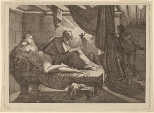 Xenocrates and Phryne by Carl Russ