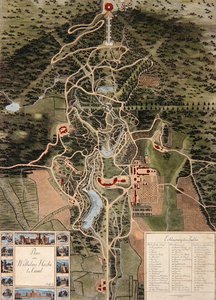 Plan of Wilhelmshohe near Kassel