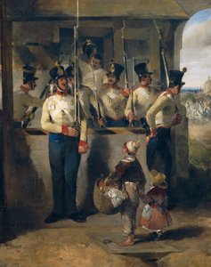 The Sentry, Calling Out the Rifle ("Rifle Out!") by Carl Schindler