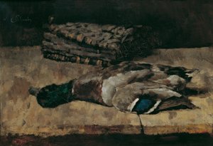 Still Life with Wild Duck and Hunting Bag I