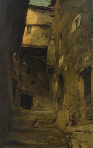 Street in Olevano