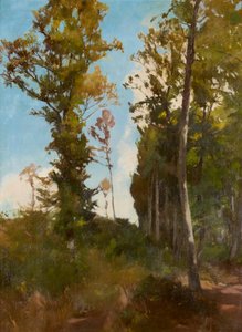 Forest Clearing near Purkersdorf by Carl Schuch