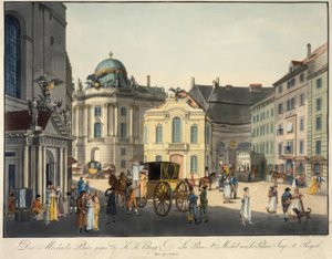 Michaelsplatz towards the Imperial Palace
