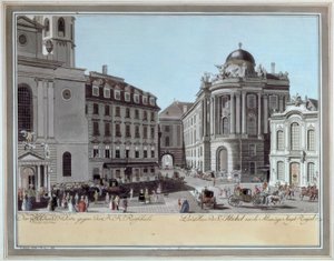 Michaelsplatz Towards the K.K. Riding School