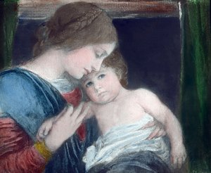 Mother with Child, image date: circa 1900, Carl Simon Archive