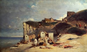 Bathing Women at the Sea near Dieppe I