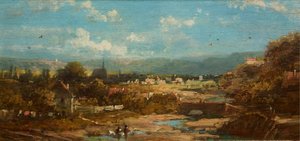 Bavarian Town by Carl Spitzweg