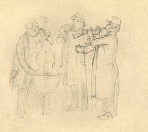 Bettelmusikanten, mid-late 19th century by Carl Spitzweg
