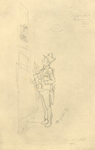 Der Gratulant by Carl Spitzweg
