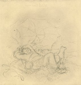 The Landscape Painter I by Carl Spitzweg