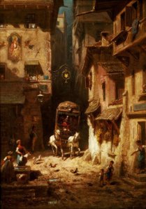 The Post by Carl Spitzweg
