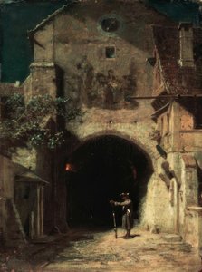 Yawning Sentry by Carl Spitzweg