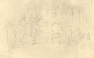 In the Antechamber of His Highness by Carl Spitzweg