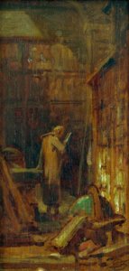 In the Library by Carl Spitzweg