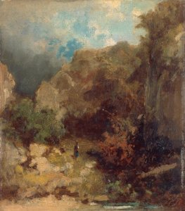 Girl in the Forest by Carl Spitzweg