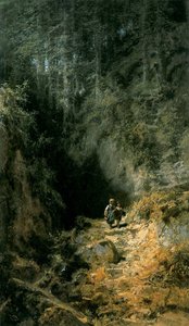 Schoolchildren in the Forest by Carl Spitzweg